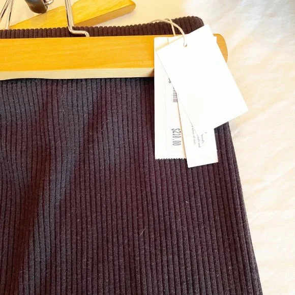 ✨ NWT Knit Ribbed Midi Skirt | Vince - Picture 5 of 5